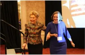 Phyllis Schlafly with daughter Anne