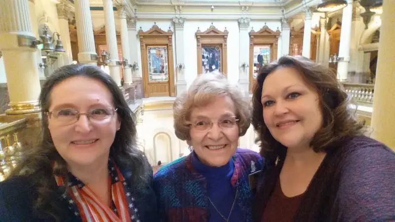 Deb Marks, Rosina Kovar and Anita Stapleton