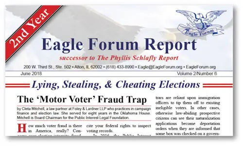 June 2018 Eagle Forum Report