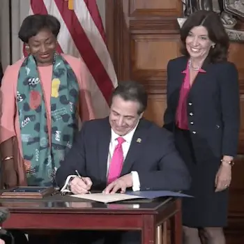 Governor Cuomo Signs Abortion Bill Into Law