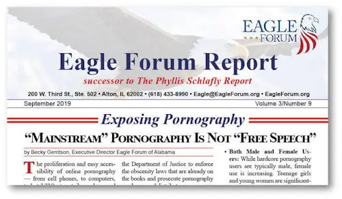 September 2019 Eagle Forum Report