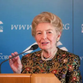 Phyllis speaking at Berkeley