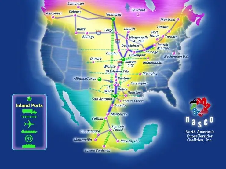 Nafta Map