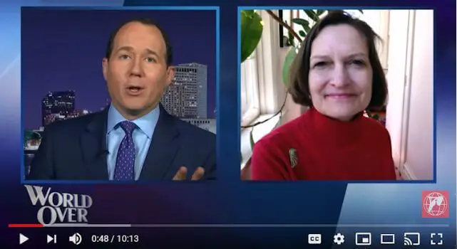 Anne Schlafly Cori with Raymond Arroyo