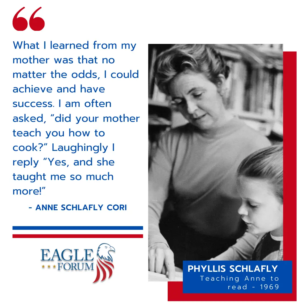 Phyllis Schlafly and Anne Schlafly Cori
