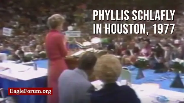 Phyllis Schlafly in Houston in 1977
