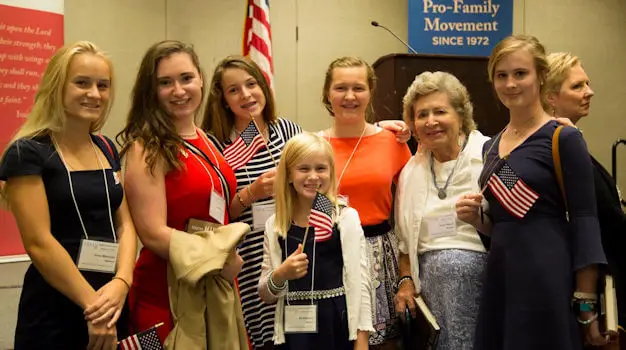 Donna and her granddaughters at Eagle Council 2017