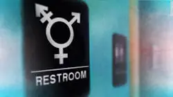 Restroom sign