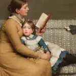 mother reading