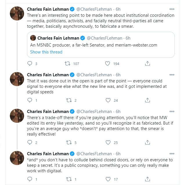 Lehman tweet