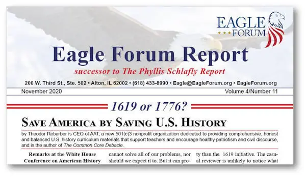 November 2020 Eagle Forum Report