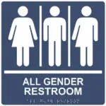 All gender restroom