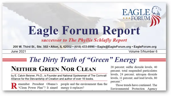 June 2021 Eagle Forum Report