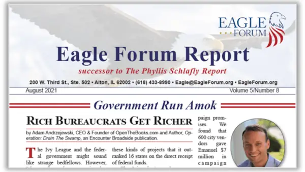August 2021 Eagle Forum Report