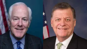 Senator John Cornyn and Congressman Tom Cole