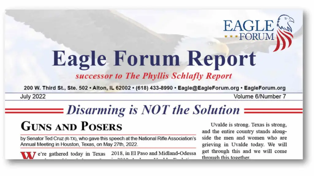 July 2022 Eagle Forum Report