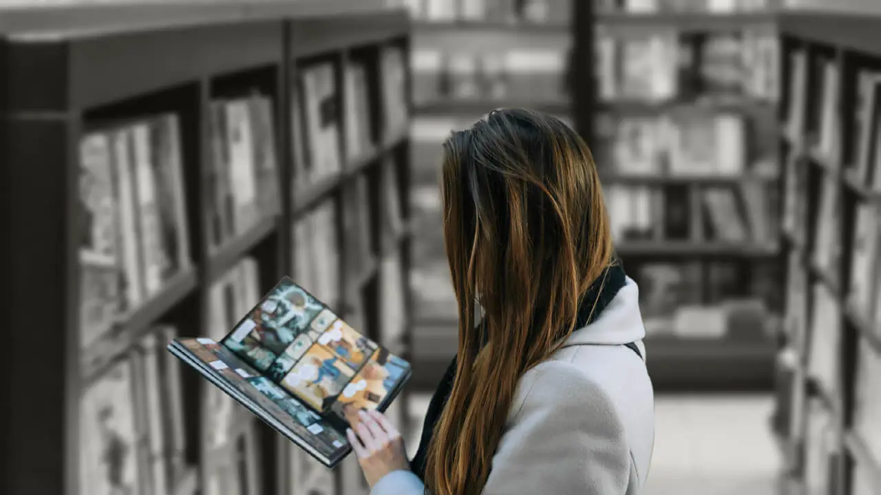 Library books