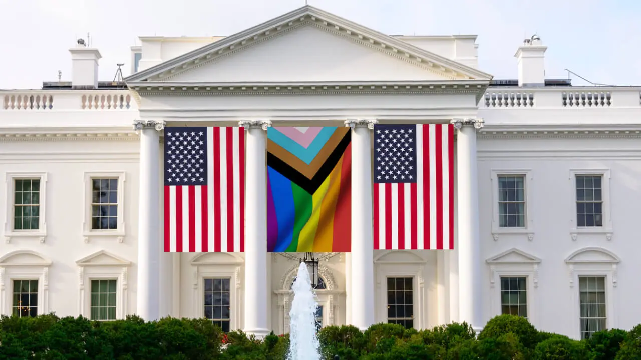 White House Pride Flag