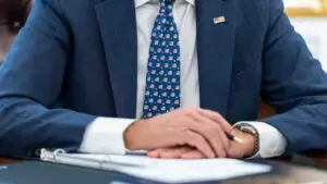 Joe Biden - American flag