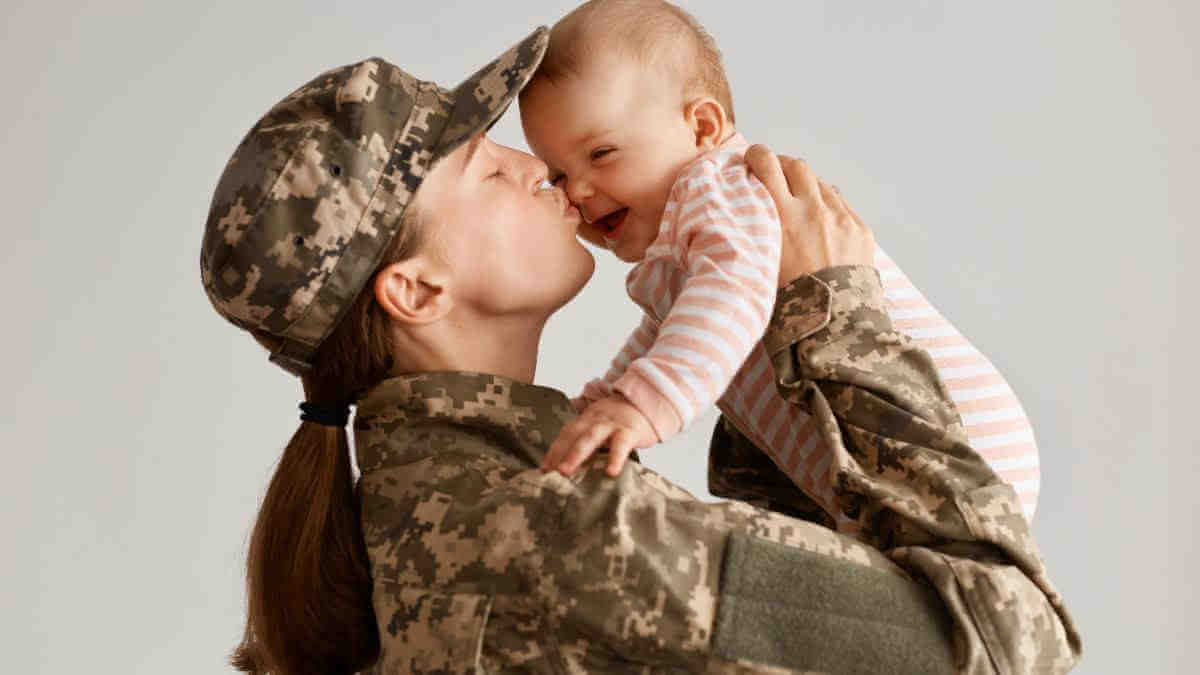 Military mom