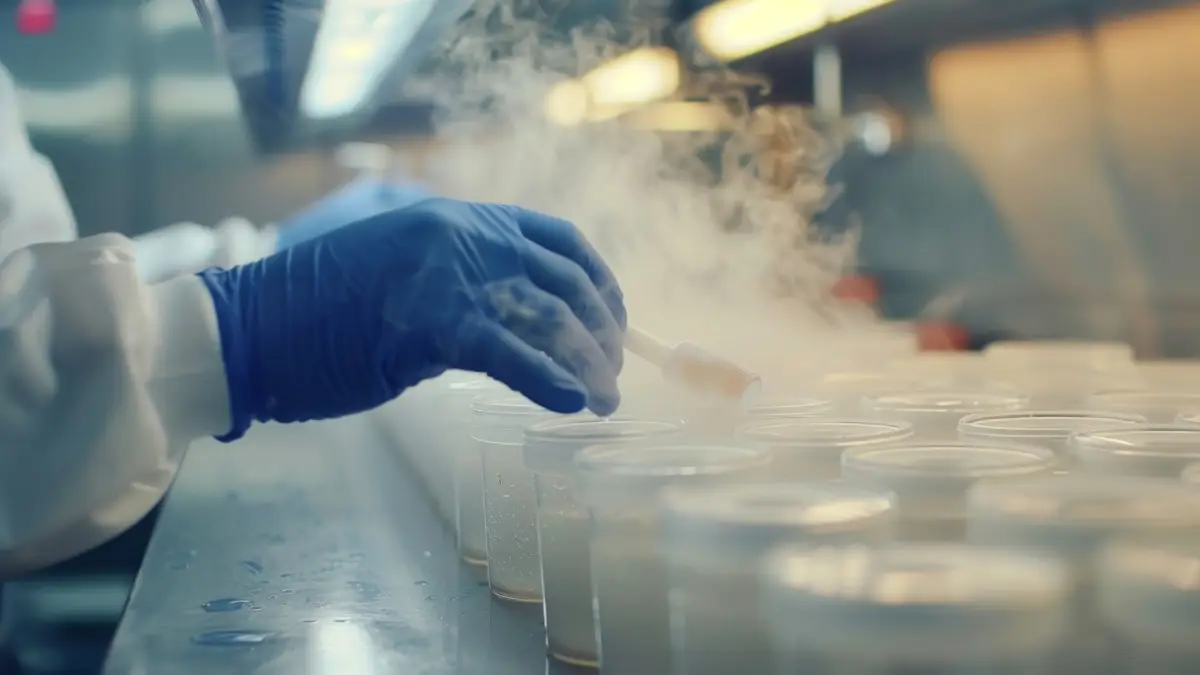 frozen human embryos