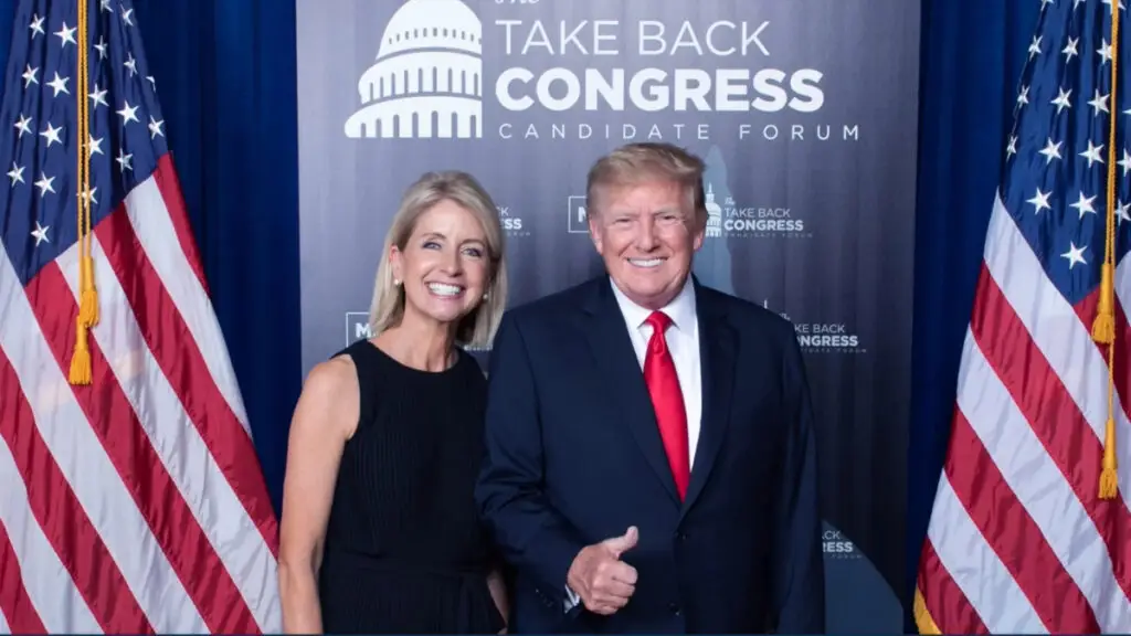Mary Miller and Pres. Donald Trump