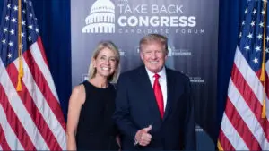 Mary Miller and Pres. Donald Trump