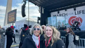 Kris Ullman and Tabitha Walter at March for Life
