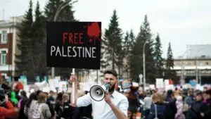 Free Palestine activist