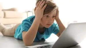 Child on computer