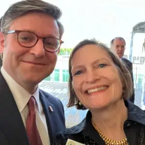 Speaker Mike Johnson and Anne Schlafly