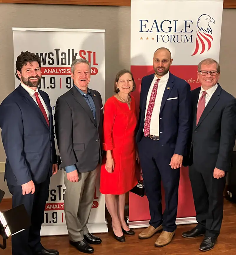 Rep. Bishop Davidson, Speaker Tim Jones, Anne Schlafly, Rep. Ben Keathley, and Grover Norquist at Scrap The Tax Event in Missouri.