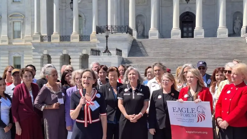 Eagle Forum group photo at Eagle Council in Washington, D.C., 2025