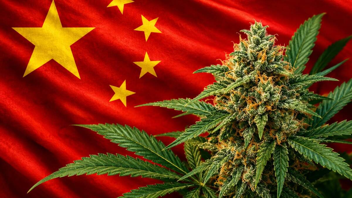 China Flag and Marijuana